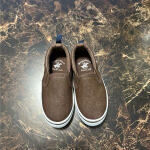 Beverly Hills Polo Club Brown Slip-On Sneakers/ Never Used and New but no tags